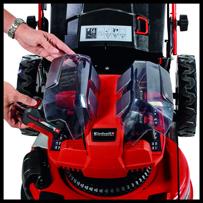 Aku sekačka Einhell GE-CM 36/47 S HW Li (4x4,0Ah)