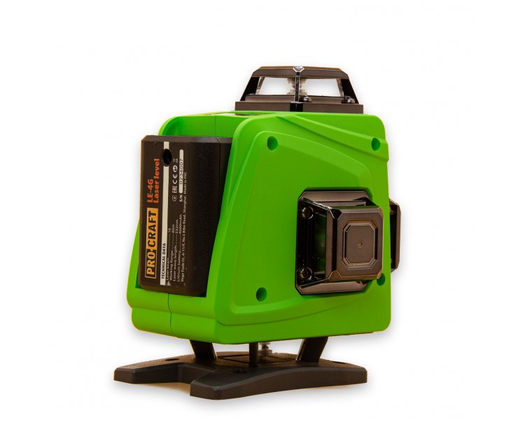 Laser zelený liniový, křížový samonivelační Procraft LE-4G