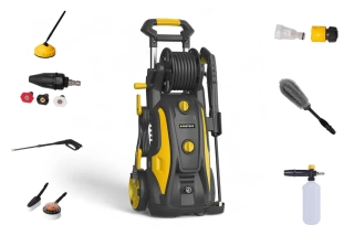 Vysokotlaký čistič Proteco PREMIUM | 3200 W | 225 bar | s příslušenstvím a navijákem